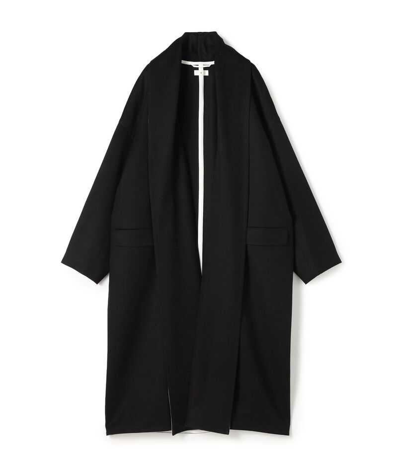 ウールカシミヤライトビーバー ショールカラーコート