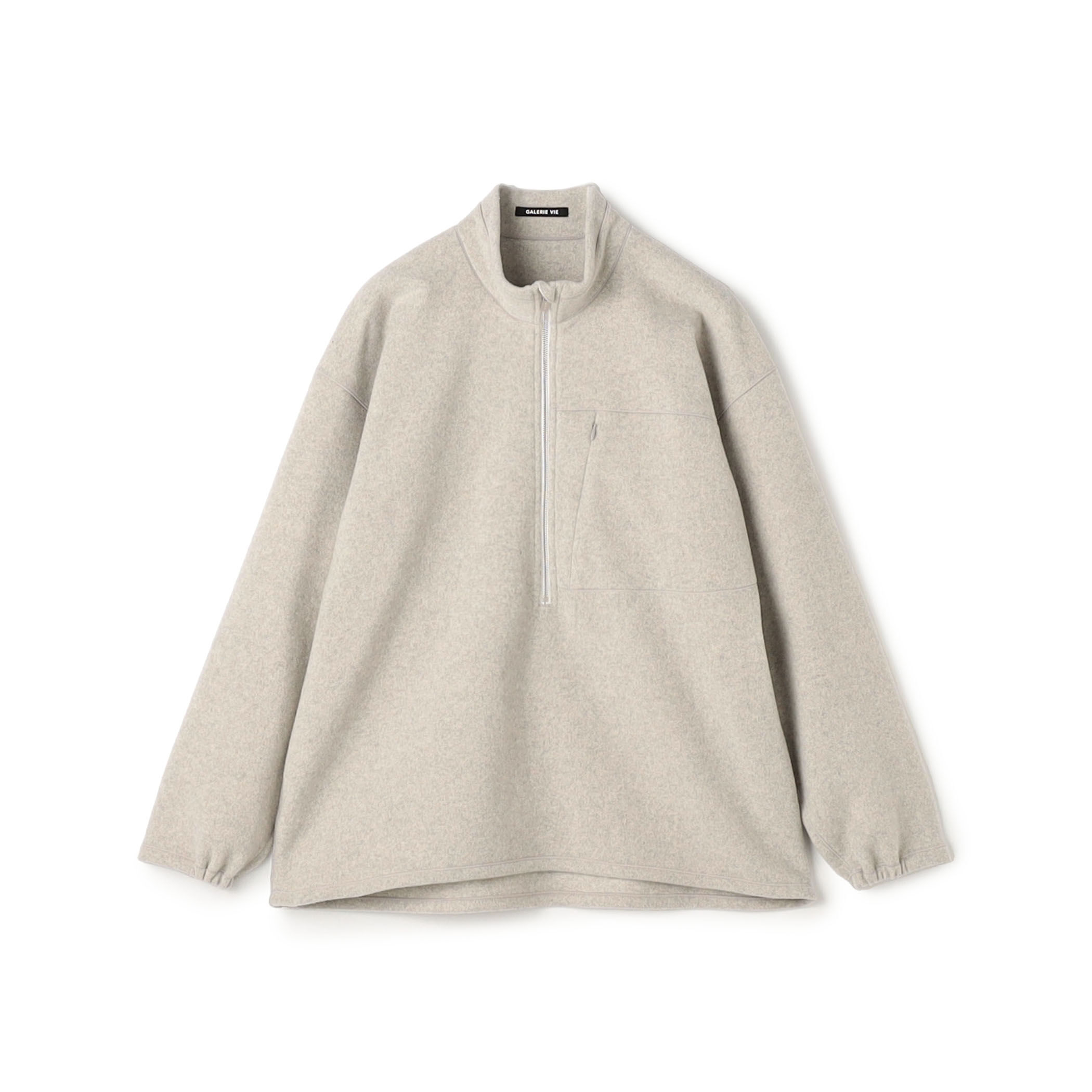 ウールカシミヤフリース ハーフジッププルオーバー｜トゥモローランド