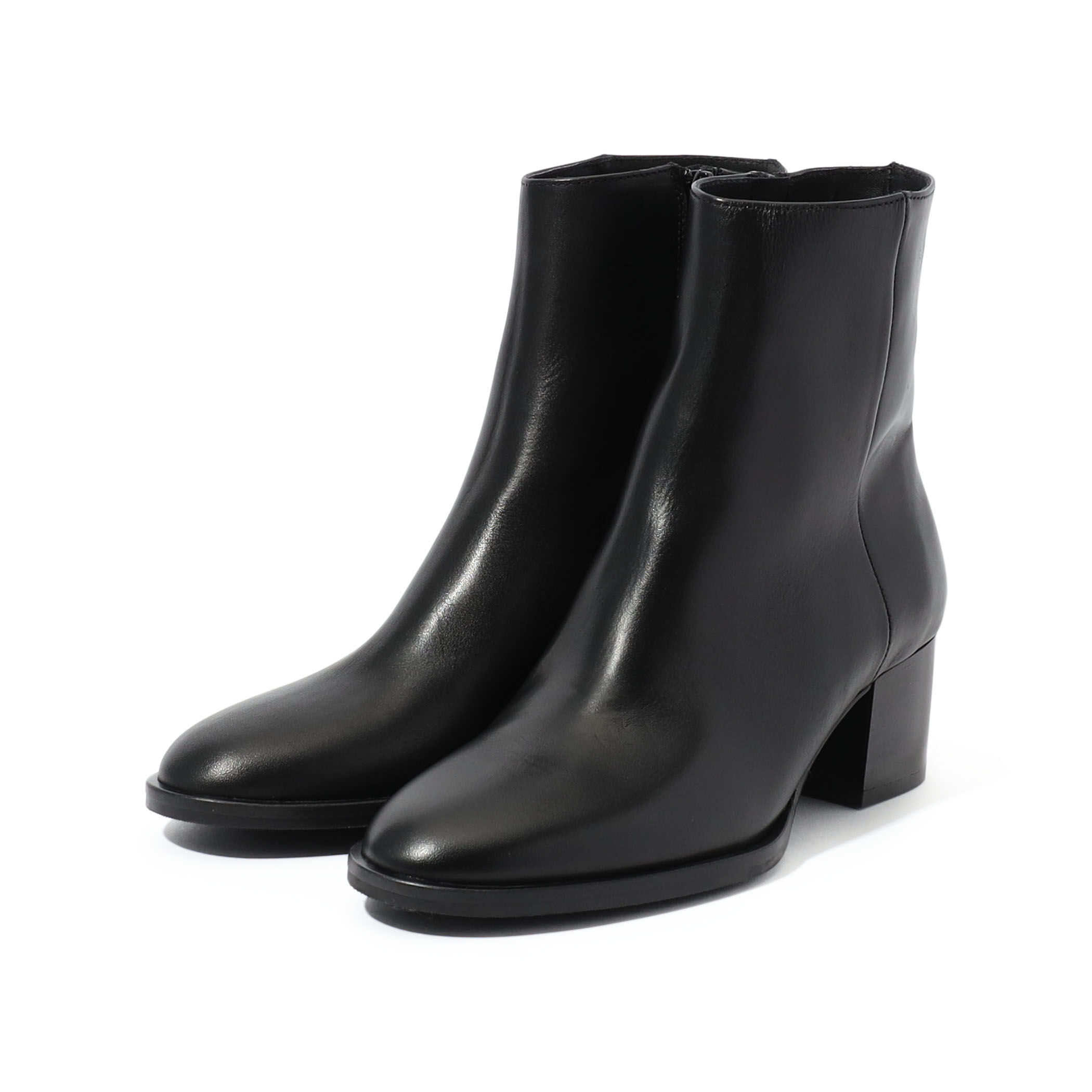 TOMORROWLAND チャンキーヒール ショートブーツ｜トゥモローランド