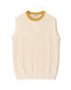【別注】Raffa Molina コットン クルーネック ニットベスト