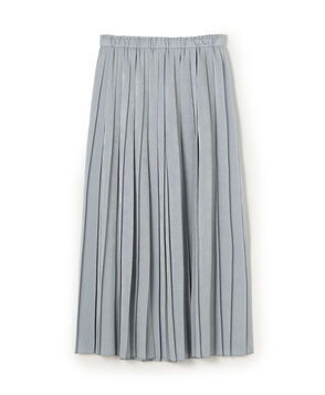 スエードサテン プリーツスカート