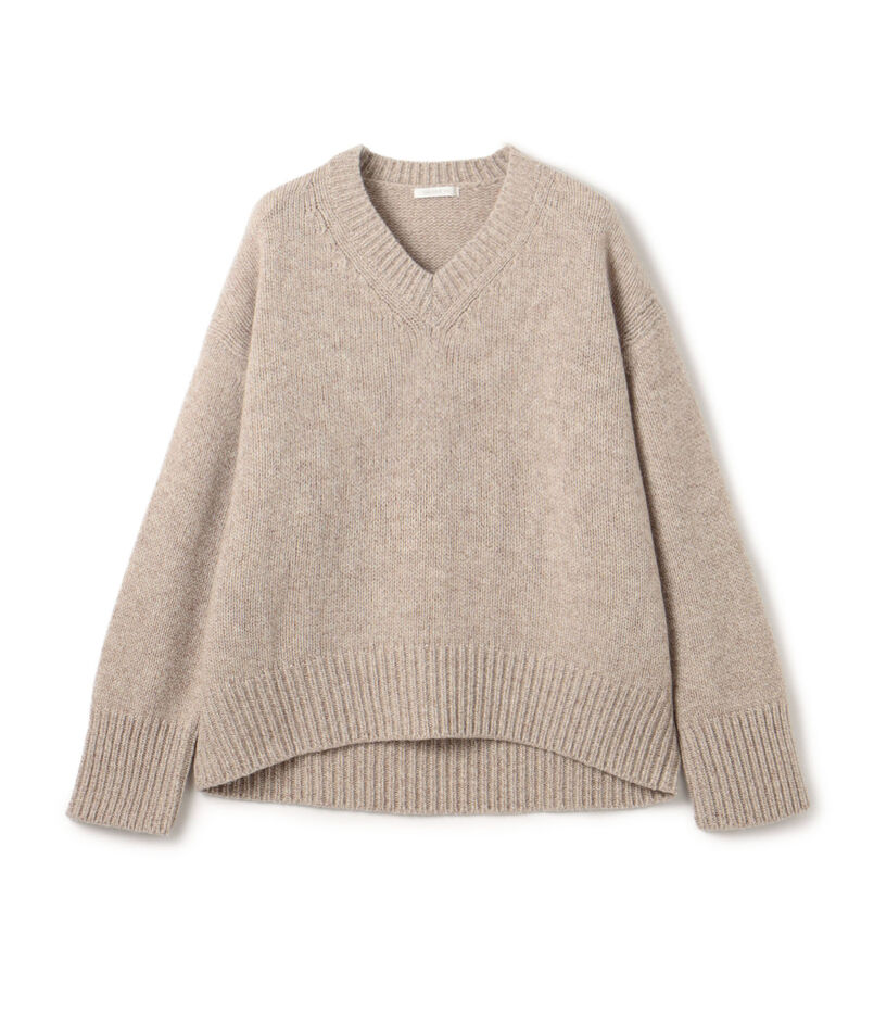 ファインウール Vネックプルオーバー ファインウール Vネックプルオーバー