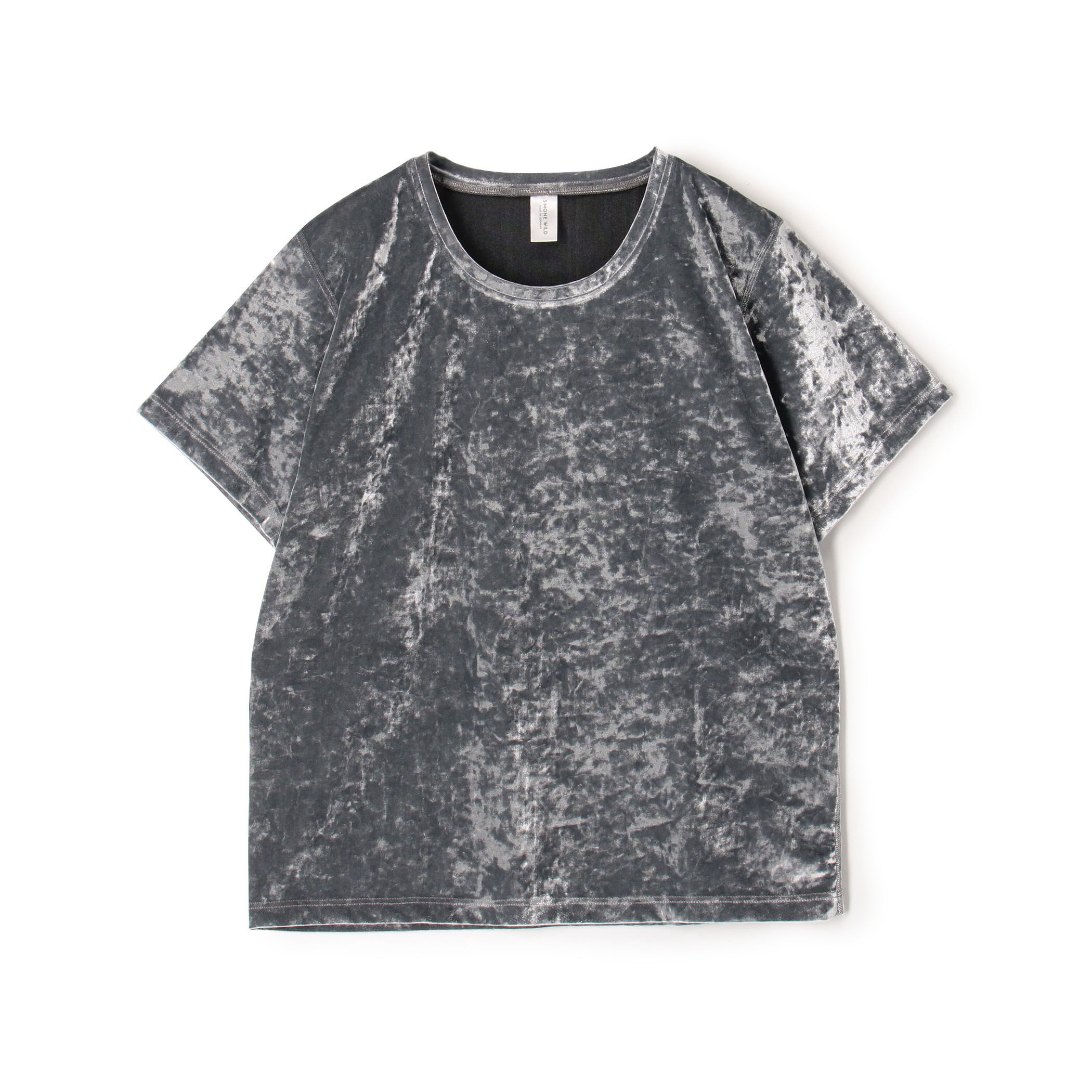 Simone Wild HAMMERED VELVET T SHIRT|トゥモローランド 公式通販 Simone Wild HAMMERED VELVET T SHIRT|トゥモローランド 公式通販
