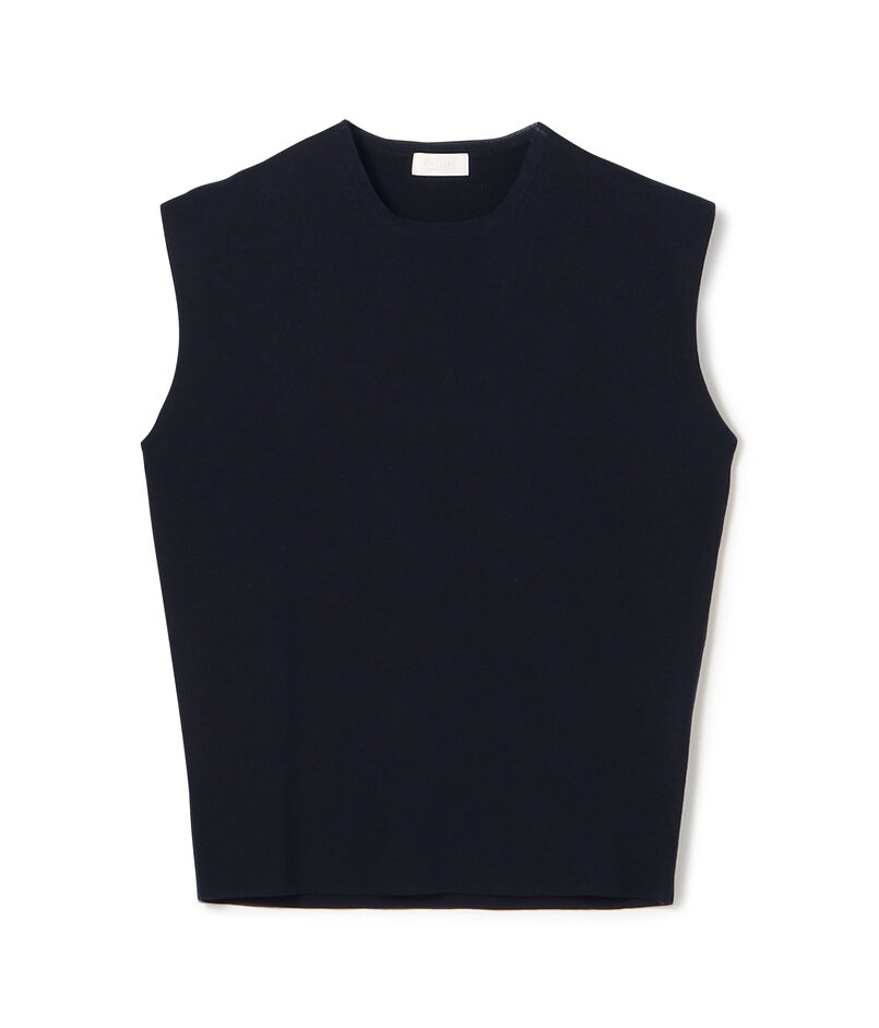 ハイゲージコットン ノースリーブプルオーバー