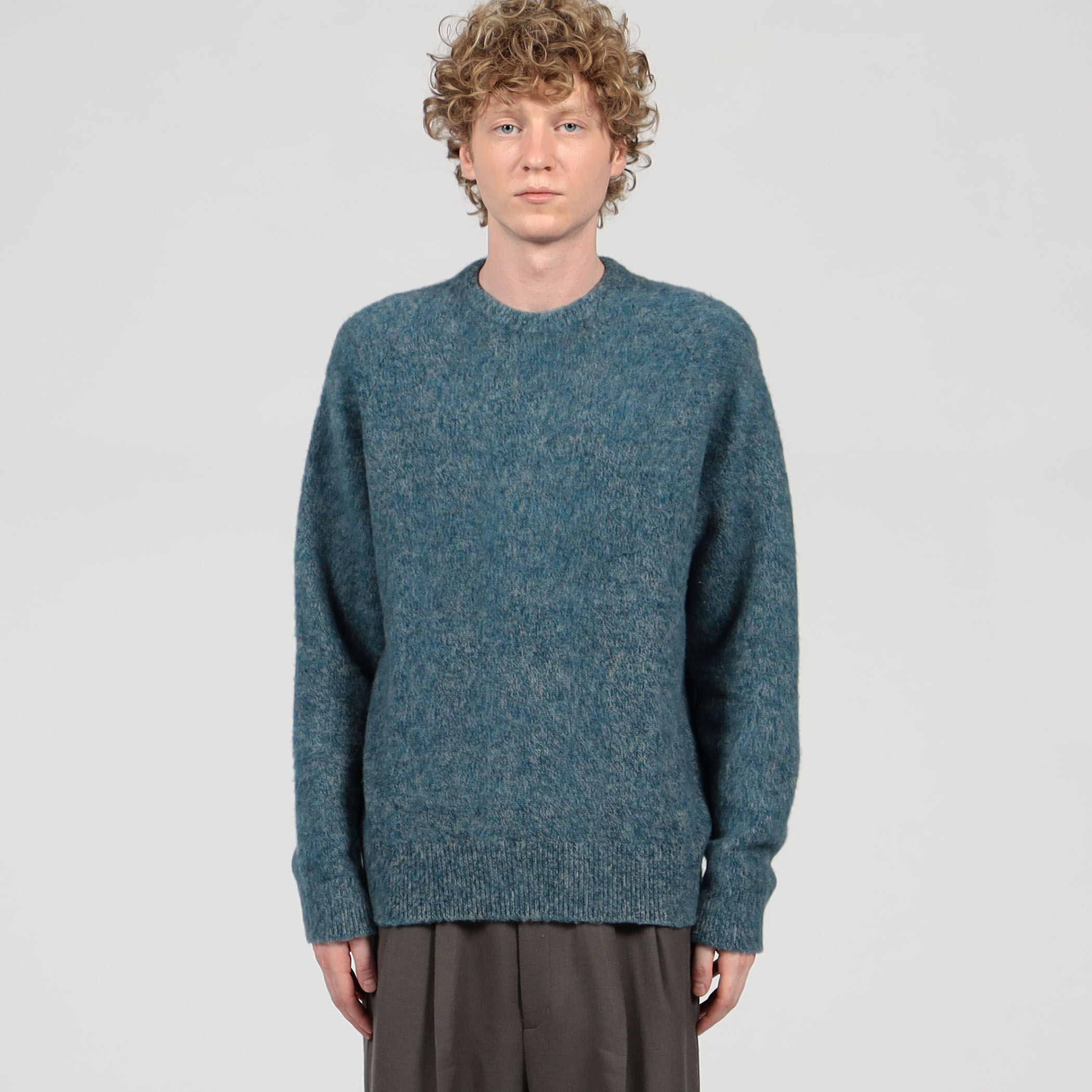 TOMORROWLAND Tricot ウールシャギー クルーネックプルオーバー