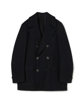 プレミアムシェットランドウール ショートポロコート