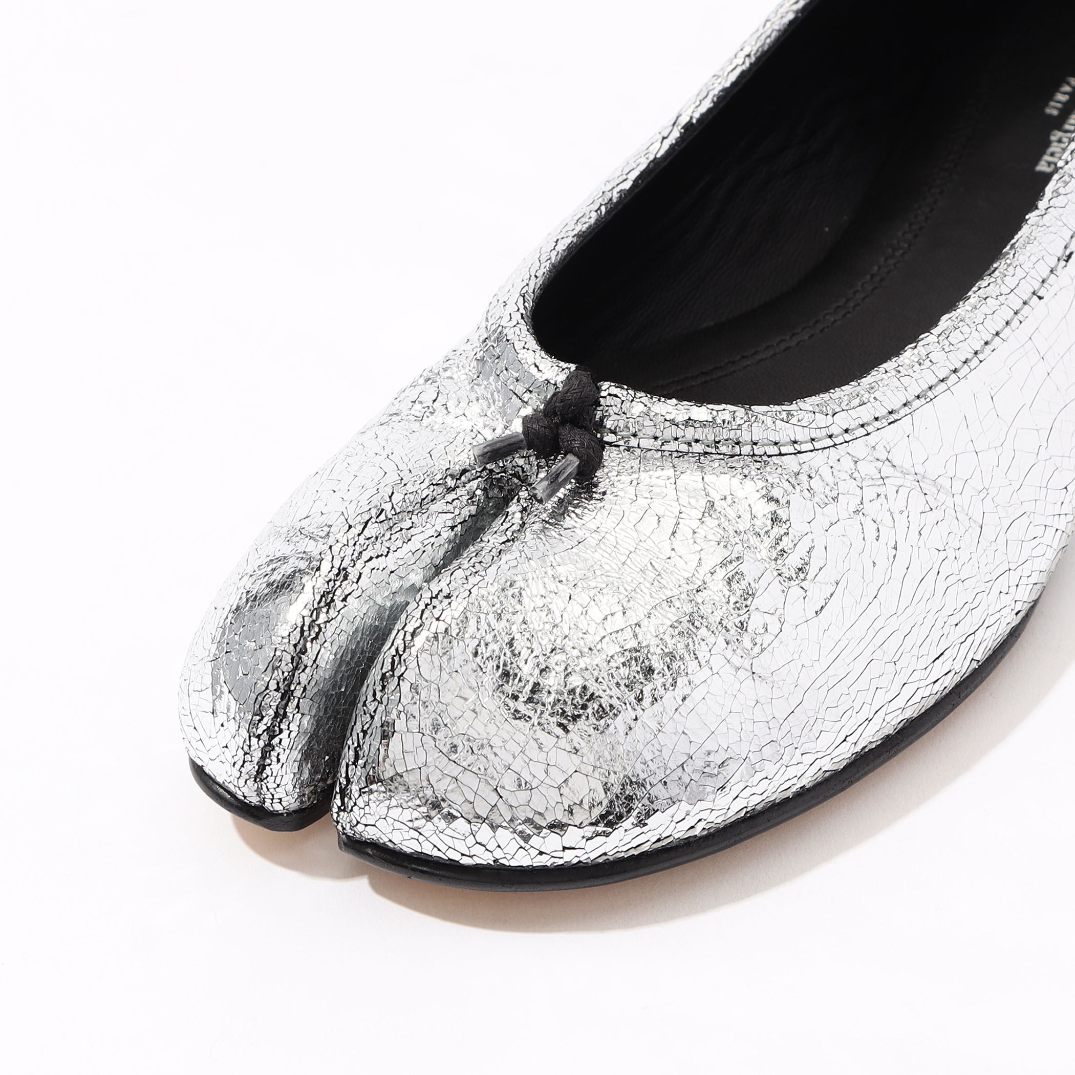 Maison Margiela【タビ 】バレリーナ シルバー サイズ37 24-25AW メゾンマルジェラ タビ バレリーナミュール (Maison