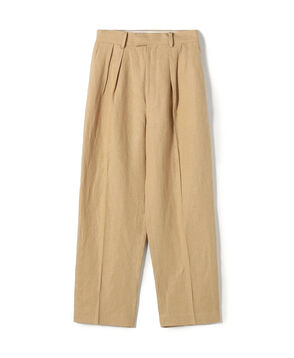 edition pourell リネン タックパンツ