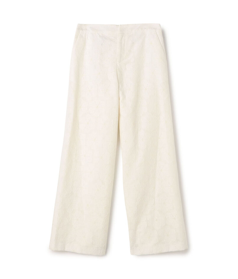 ブロッサムエンブロイダリー ストレートパンツ