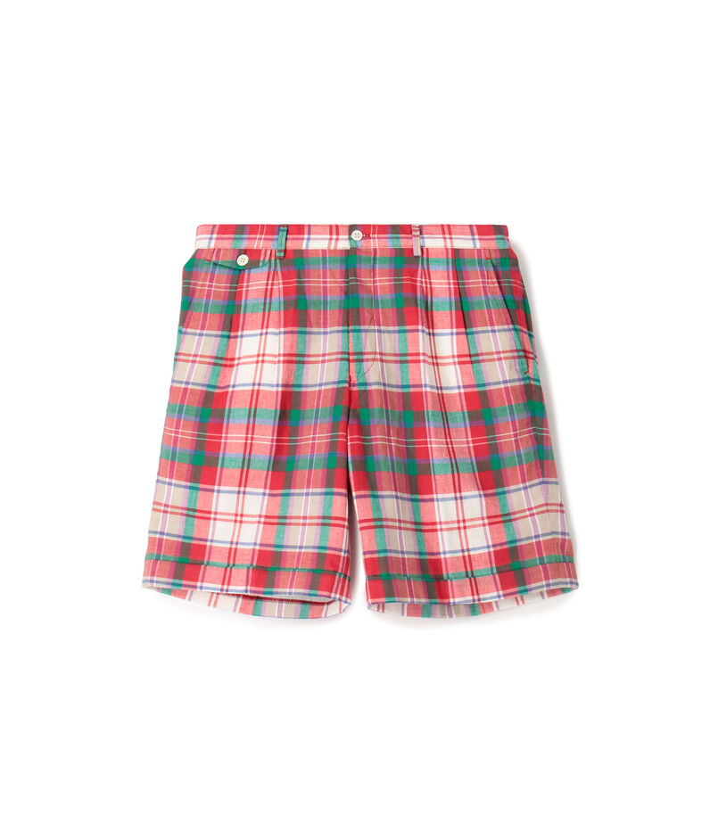 Mai Tai コットン インドマドラスショーツ