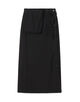 LEMAIRE LONG WRAP SKIRT