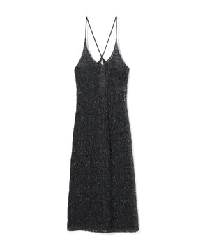 アルパカラメ ニットワンピース