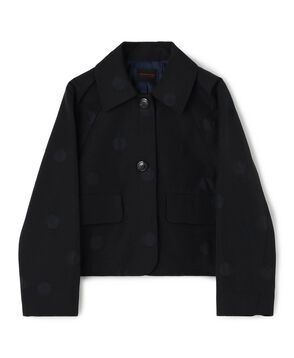 グログランドット ショートジャケット