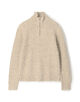 コットンウールブレンド ハーフジッププルオーバー MCAW3722