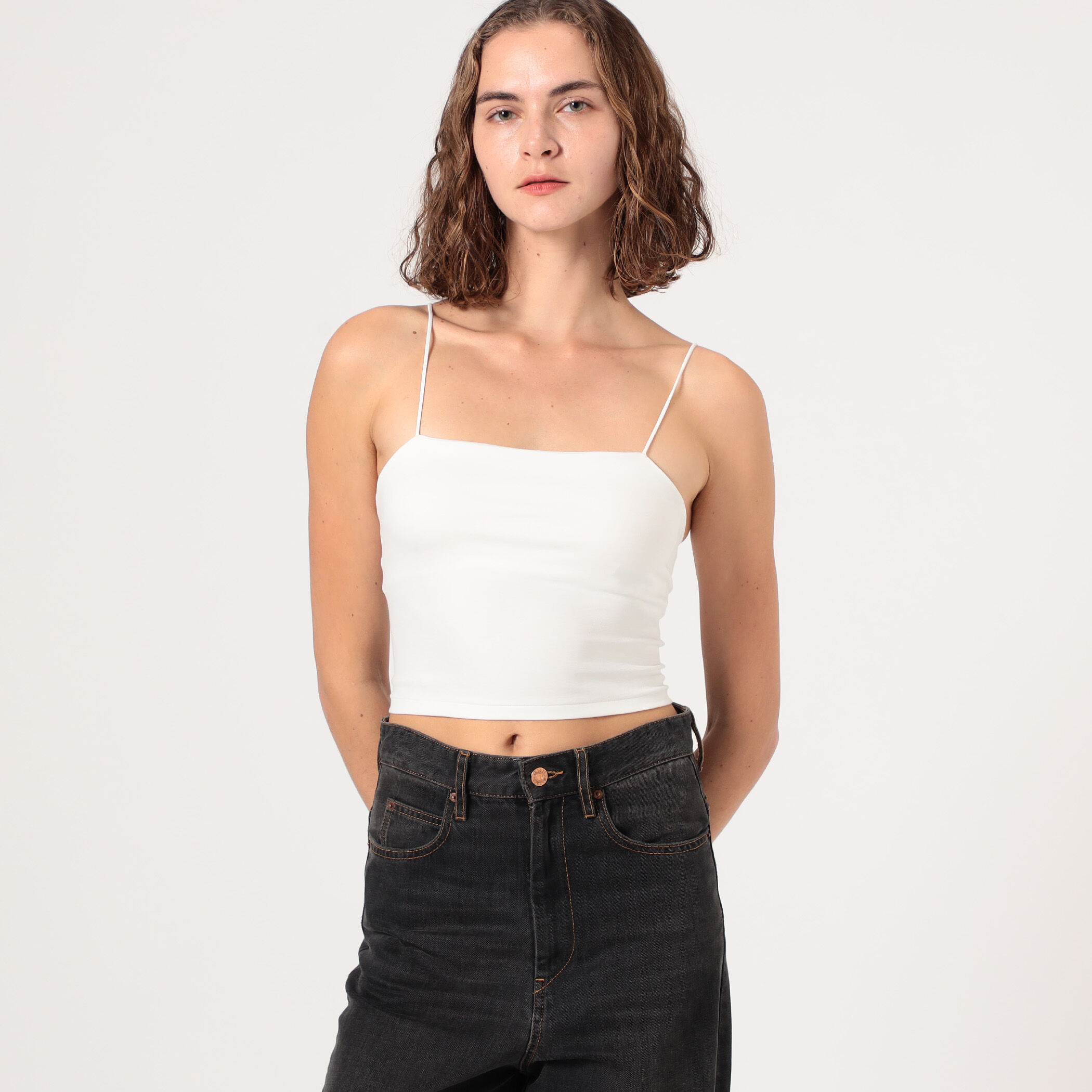 レーヨンナイロン クロップド ブラトップ｜トゥモローランド 公式通販