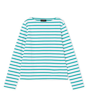 LE MINOR ボートネックストライププルオーバー