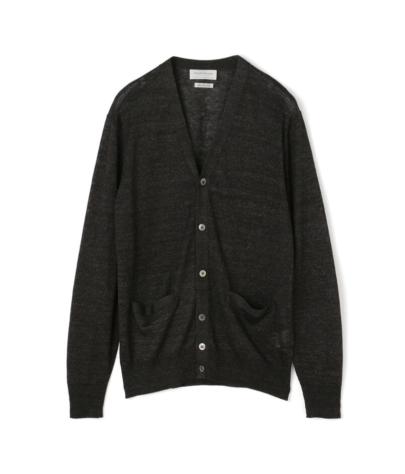 ■TOMORROWLAND tricot ティントリネン Vネックカーディガン