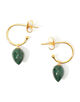 mounir malachite ピアス