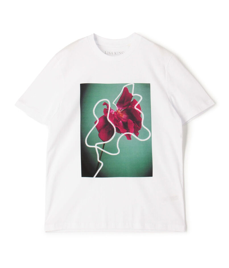 【別注】 LISA KING ROSETTA ハーフスリーブプルオーバー