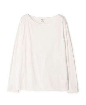 スムージーコットン ボートネックプルオーバー