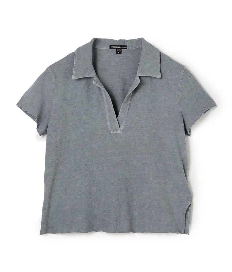 スラブジャージーオープンポロシャツ WJD3317