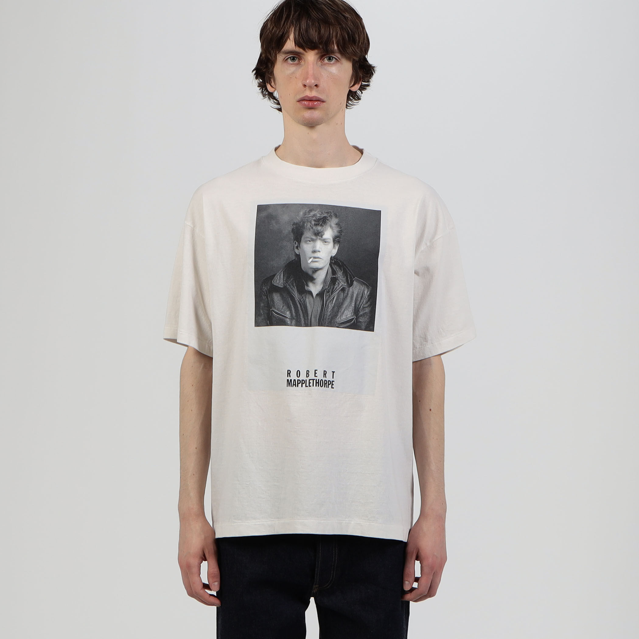 ◆Saint Mxxxxxx◆Robert Mapplethorpe コラボ Tシャツ SAINT Mxxxxxx コットン クルーネックTシャツ｜トゥモローランド