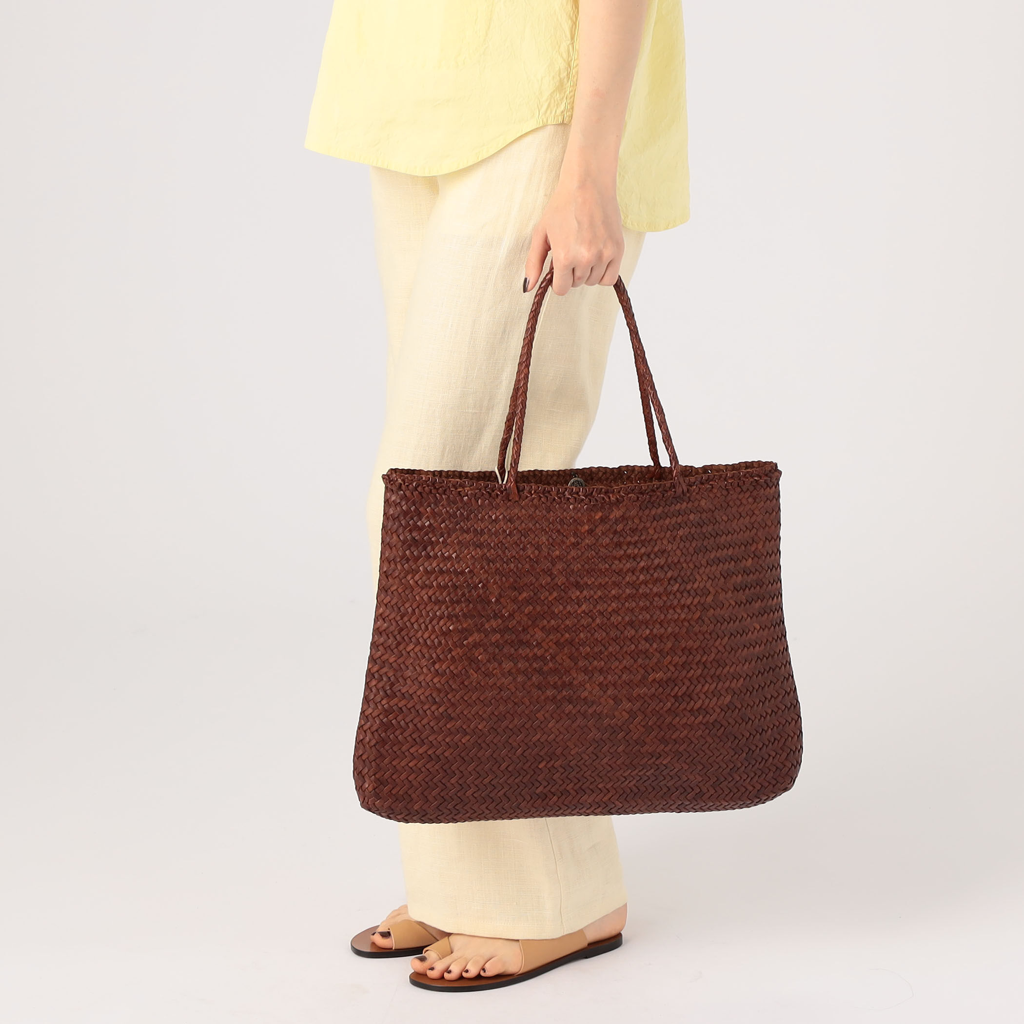 Dragon SOPHIE LARGE レザーメッシュ トートバッグ