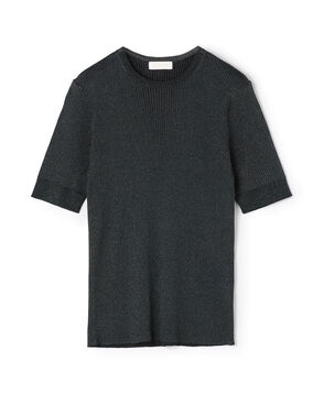 マーセライズドコットン クルーネックプルオーバー
