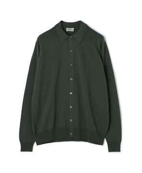 JOHN SMEDLEY 24G EASY FIT ウール ニットシャツ TIBOR