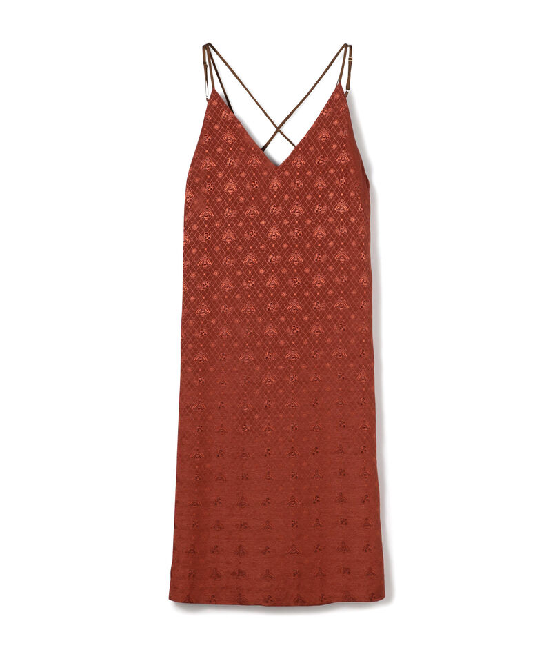 ポリエステルレーヨンプリント キャミソールワンピース