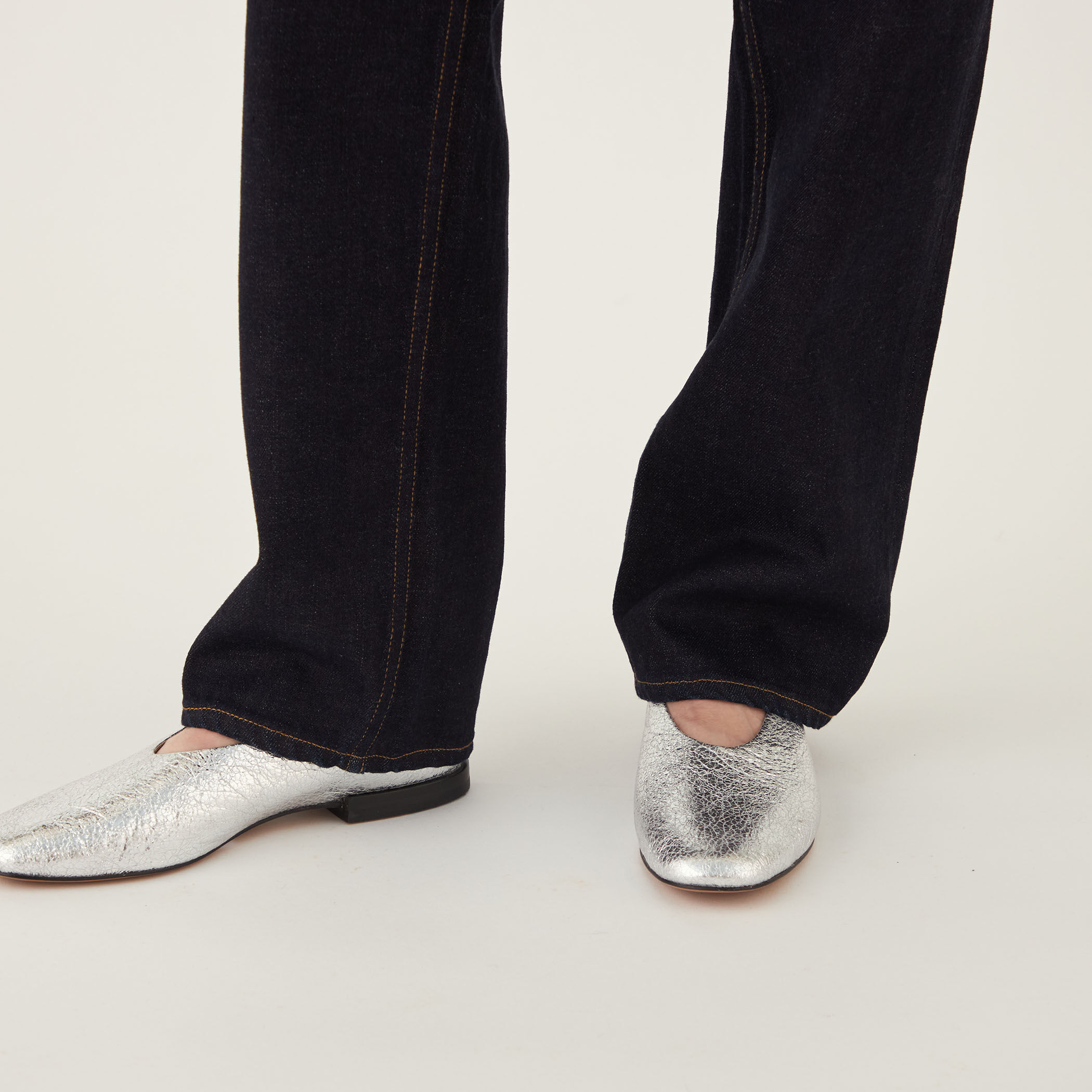 リユースシーアイランドコットン デニムストレートパンツ