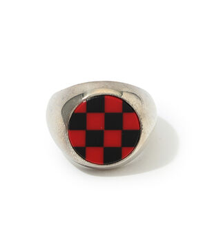 WOUTERS&HENDRIX Chessboard Inlay シグネットリング