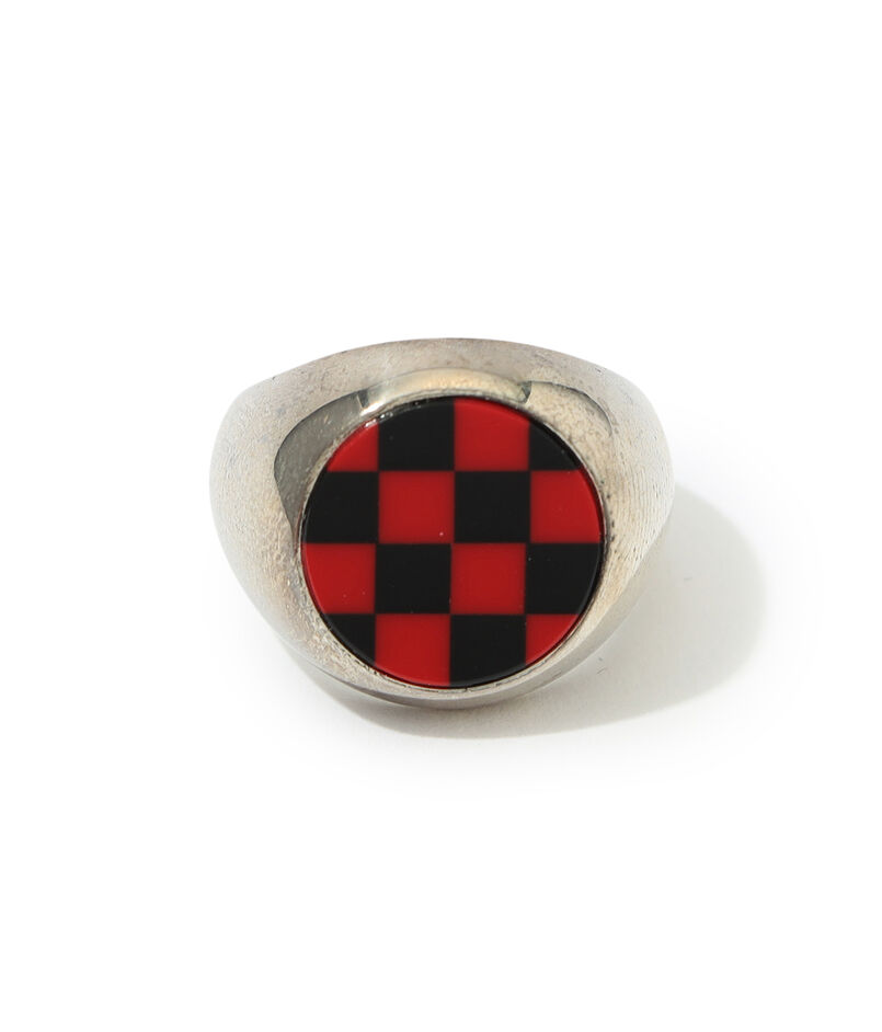 WOUTERS&HENDRIX Chessboard Inlay シグネットリング