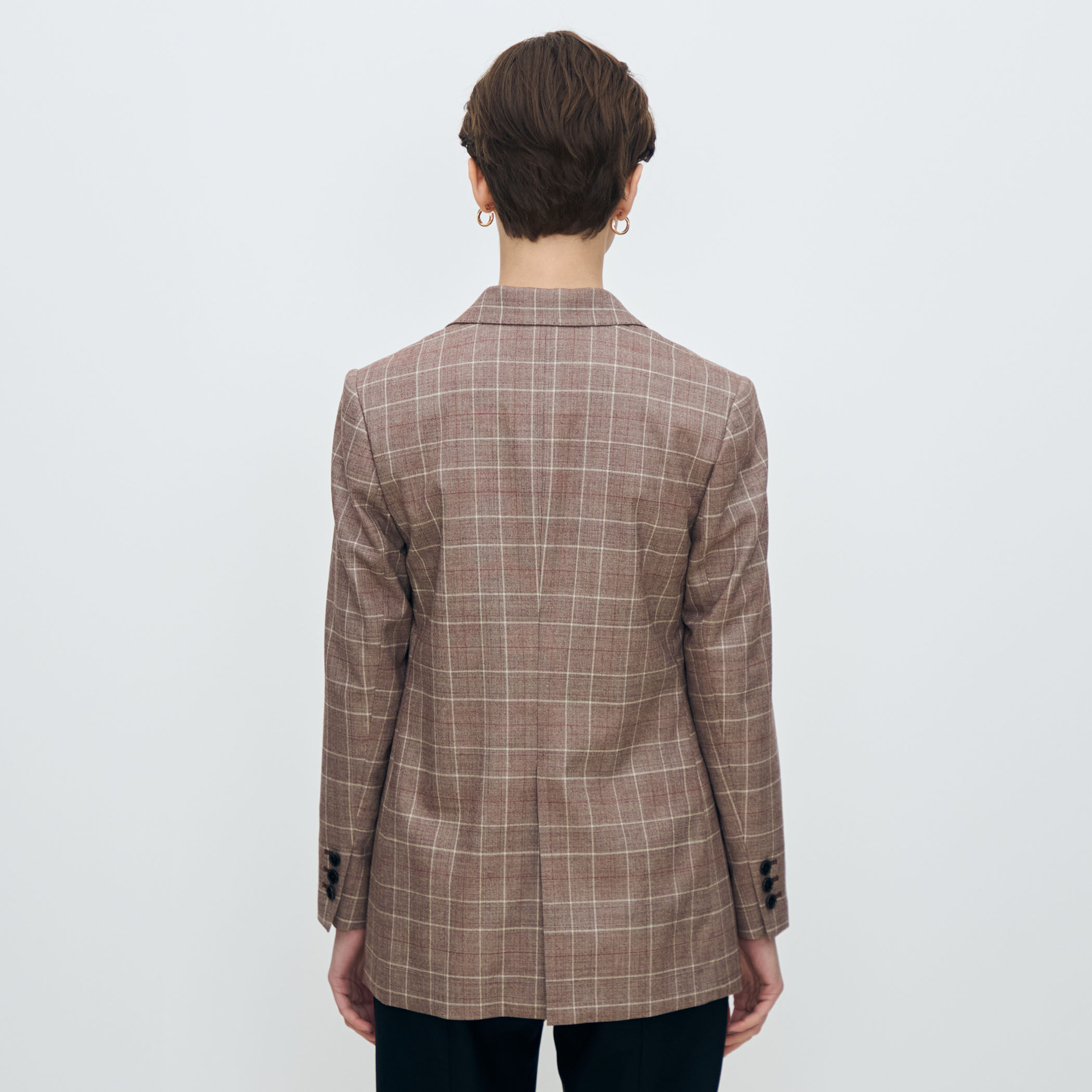 バーガンディウィンドウ ダブルブレストジャケット｜トゥモローランド