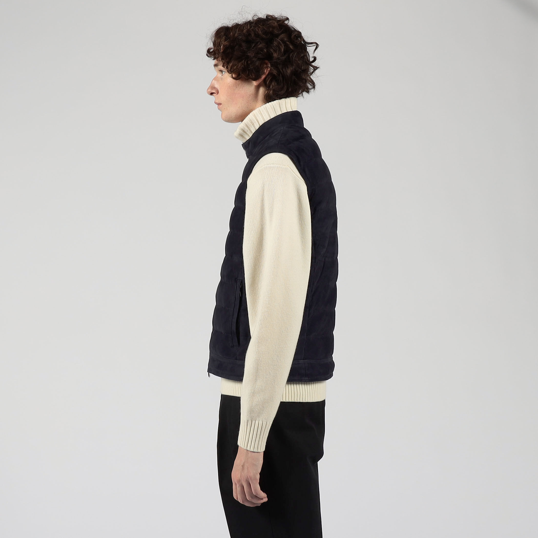 別注】EMMETI JURI スエード ダウンベスト｜トゥモローランド 公式通販