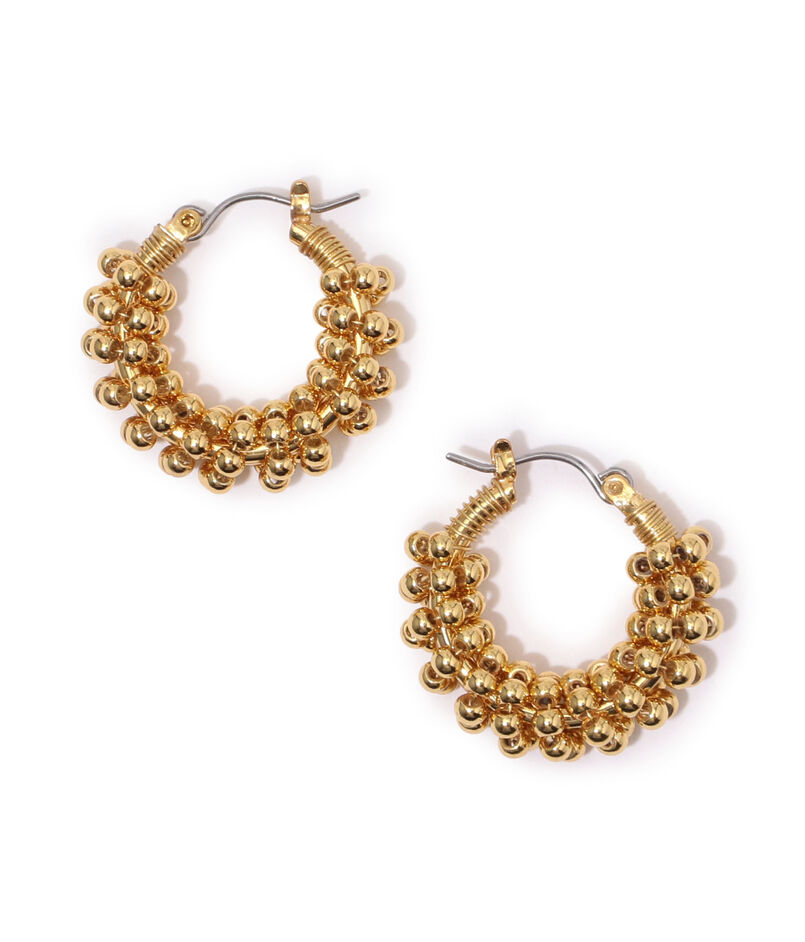 Kenneth Jay Lane Beads Hoop ピアス