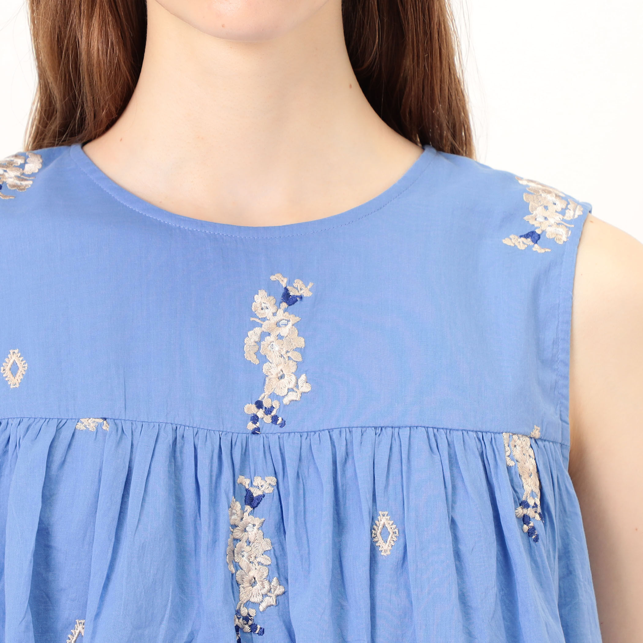 ne Quittez pas Cotton Voile Jasmine ブラウス｜トゥモローランド