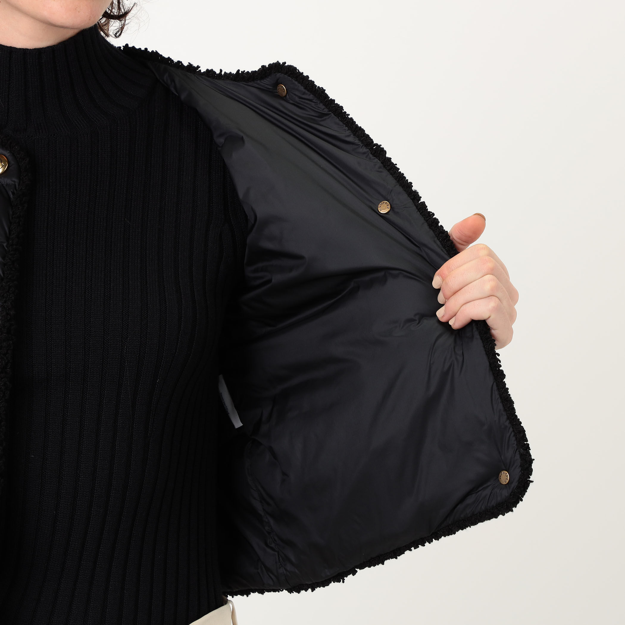 MONCLER FLEURS ノーカラージャケット｜トゥモローランド 公式通販