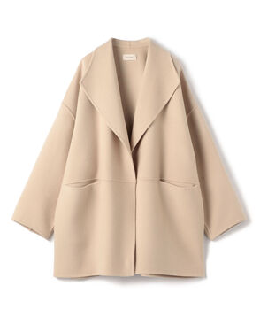 【一部WEB限定】ダブルフェイスメルトンビーバー ショートコート