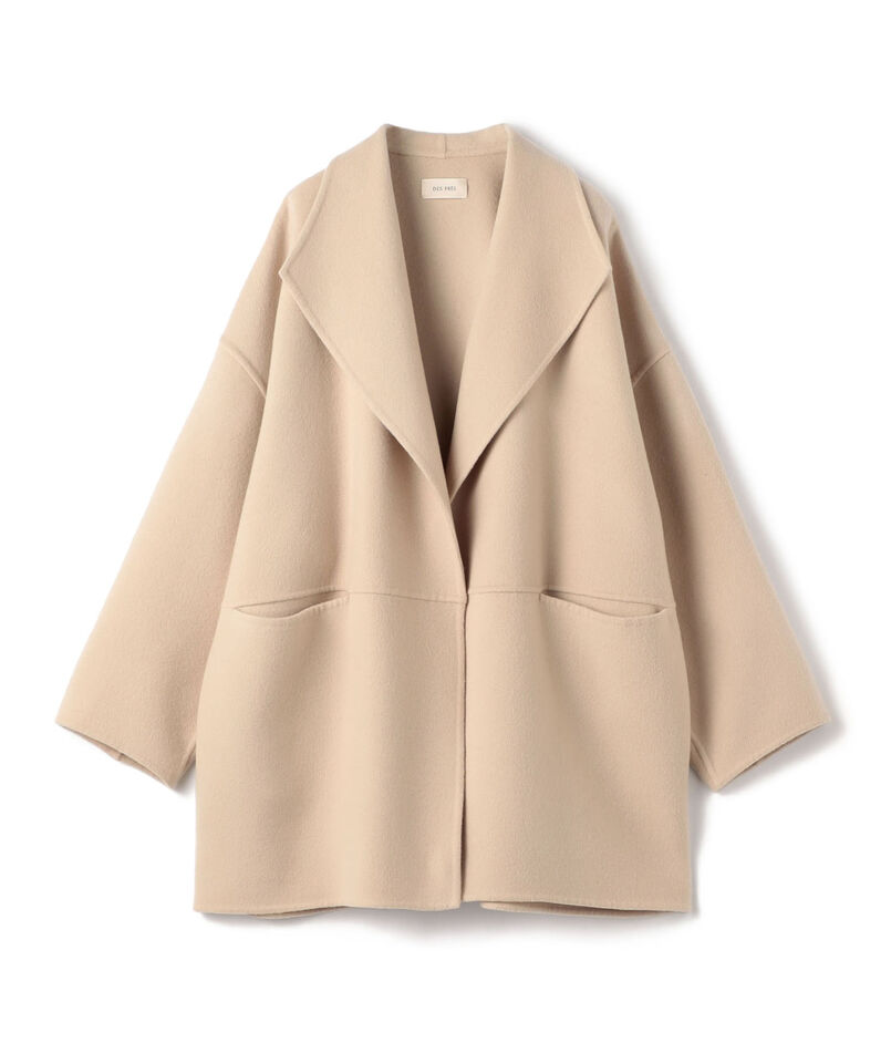 【一部WEB限定】ダブルフェイスメルトンビーバー ショートコート