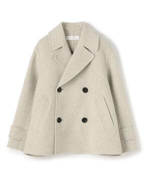 ウールカシミヤダブルフェイス Pコート