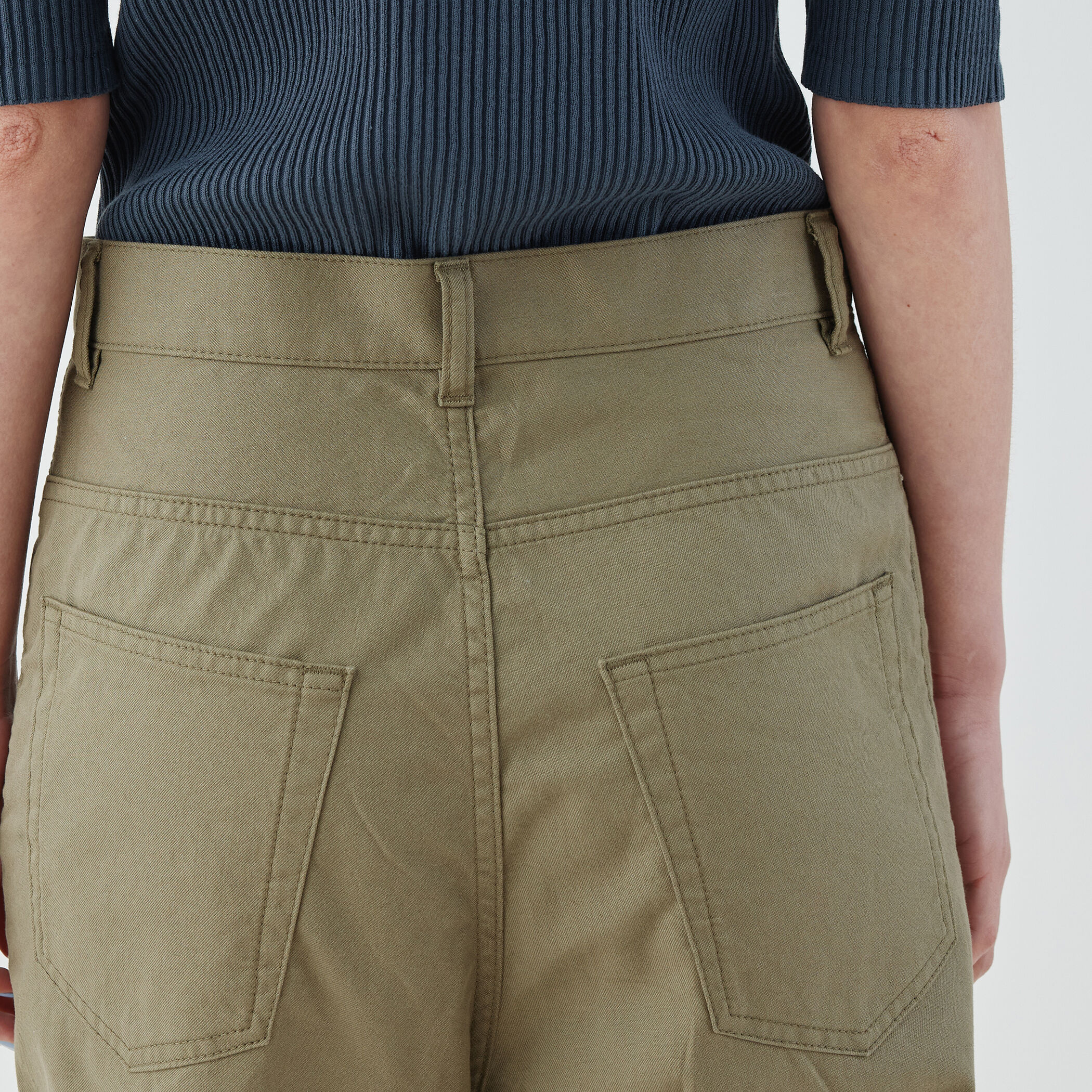 ノンマーセライズドコットン 5ポケットパンツ｜トゥモローランド