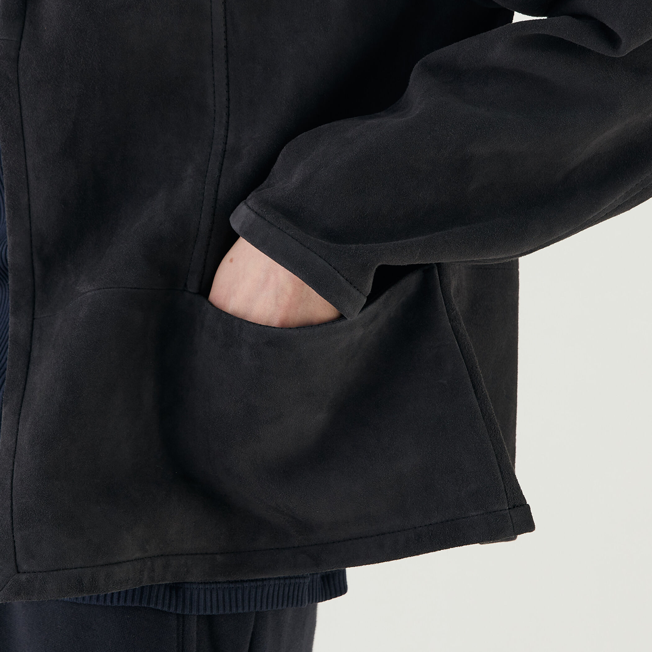 ゴートスウェード ボックスジャケット｜トゥモローランド 公式通販