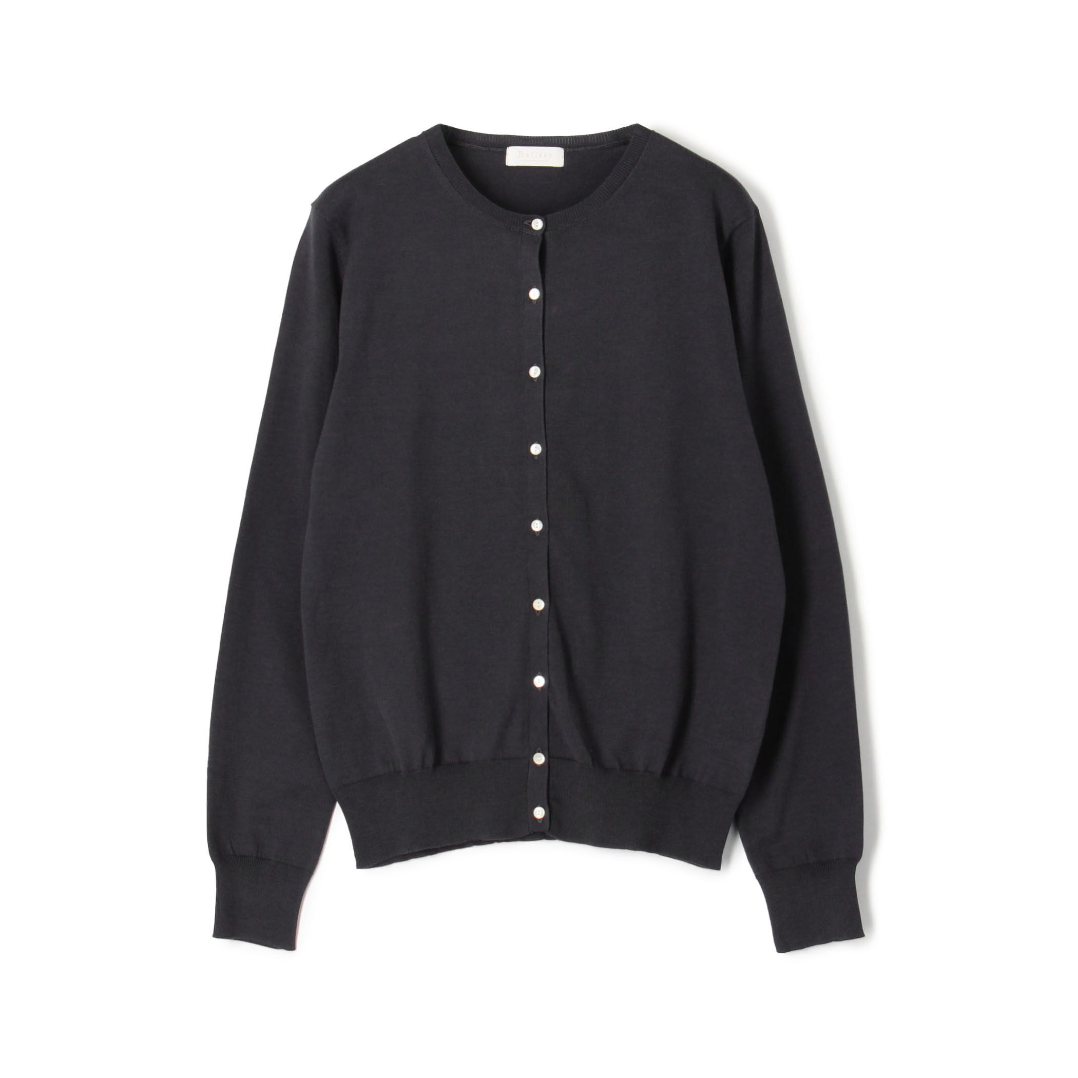 ボールジィ　ニットジャケットカーディガン quaranciel:〈手洗い可能〉ノーカラー ポケット ニット ジャケット