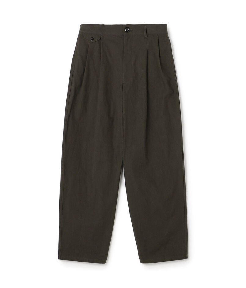 【別注】THE RERACS &times; Edition 2 TUCK WIDE SLACKS ワイドスラックス