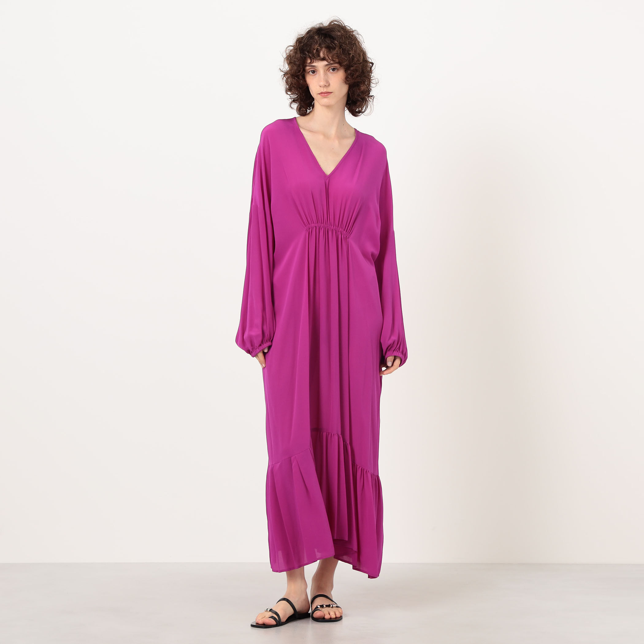 TOMORROWLAND （No.6 ナンバーシックス)シルクドレス Silvia Tcherassi Jazmin Knotted Halter Draped Maxi Dress