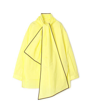 マイクロタフタ ボウタイブラウス