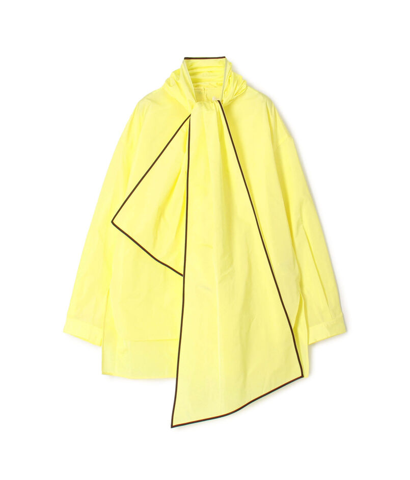 マイクロタフタ ボウタイブラウス