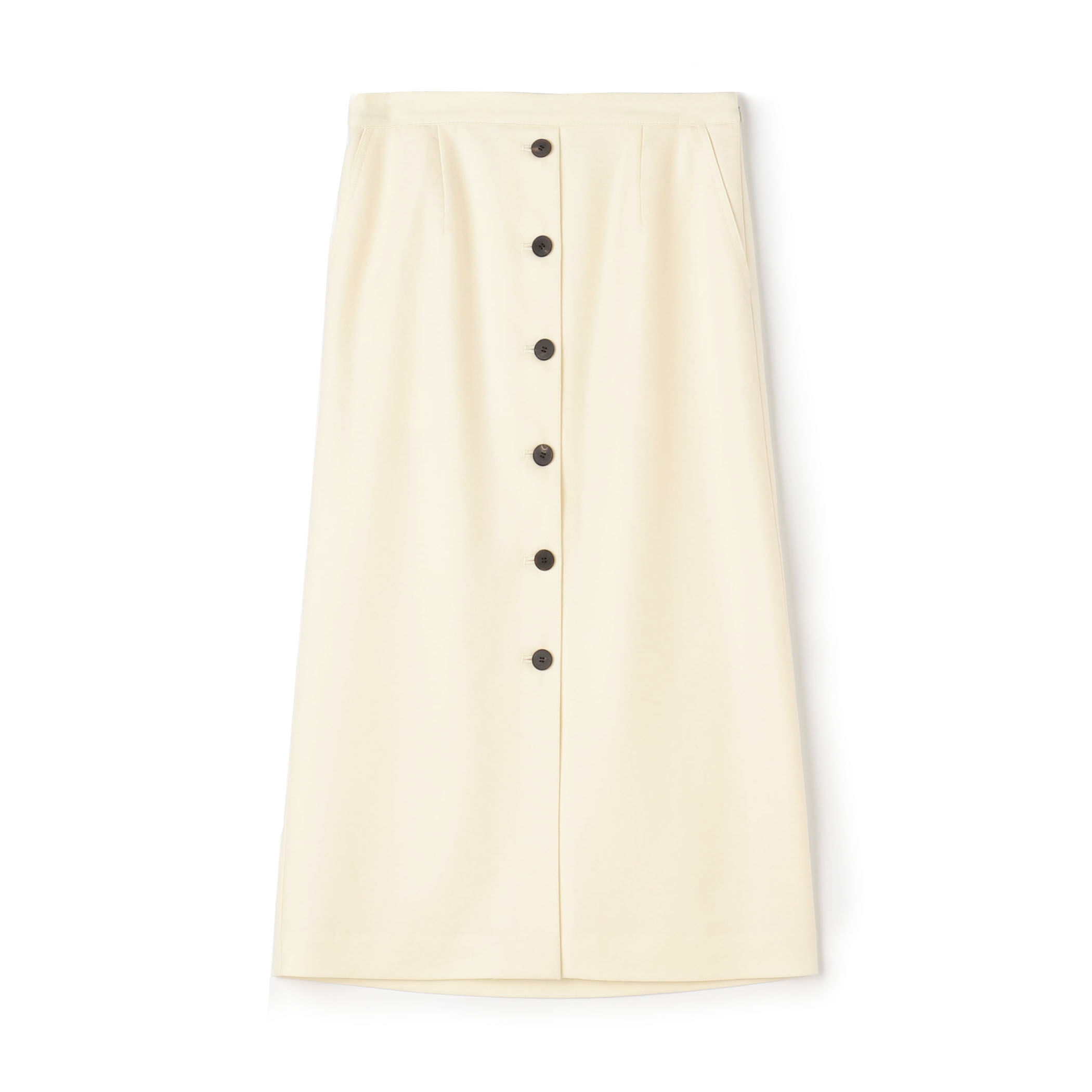 ストレッチボタニー ストレートスカート｜トゥモローランド 公式通販