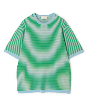 シーアイランドコットン クルーネックプルオーバーニットTシャツ